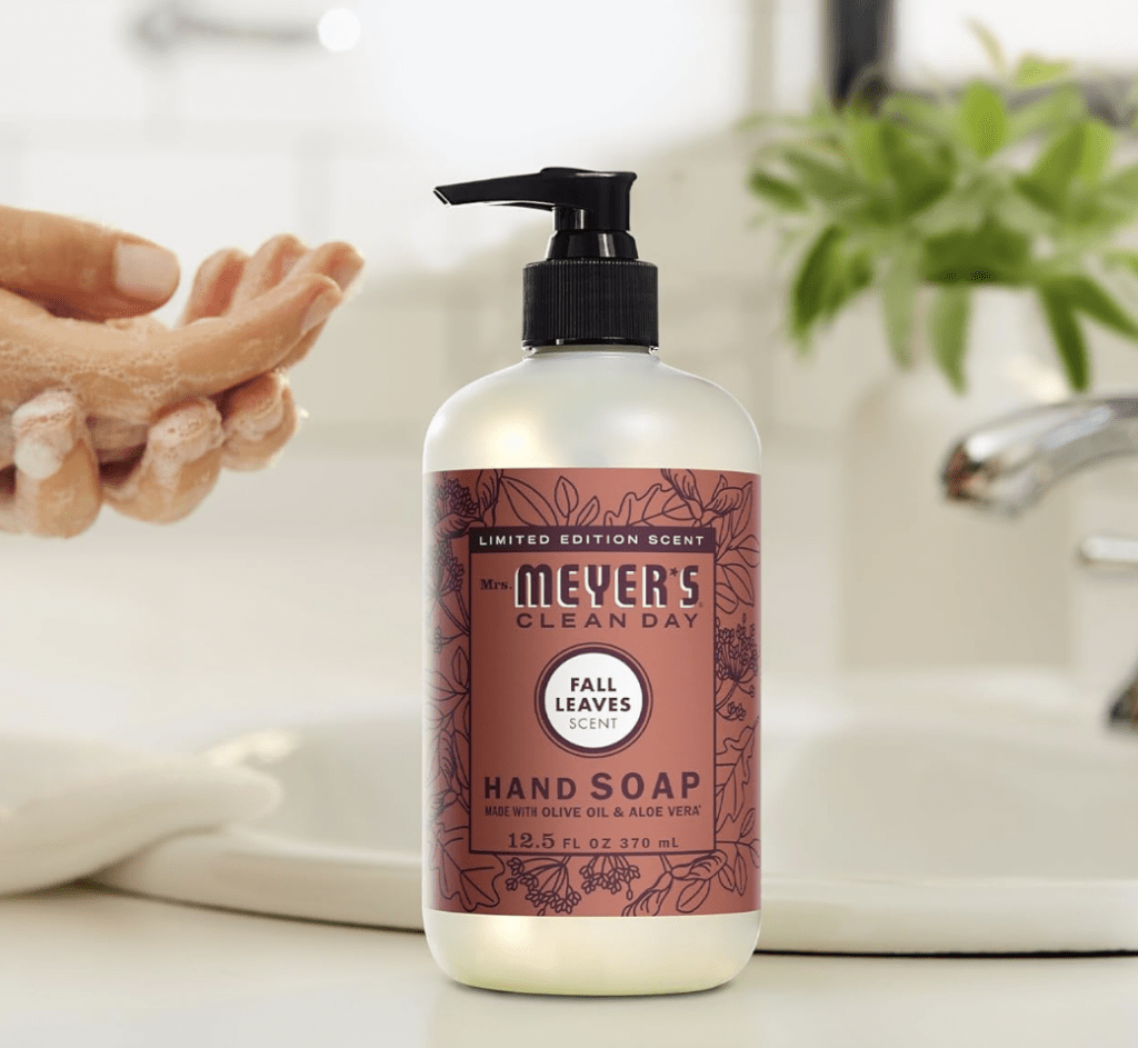 The Mrs. Meyer’s Seasonal Scented Handsoaps!